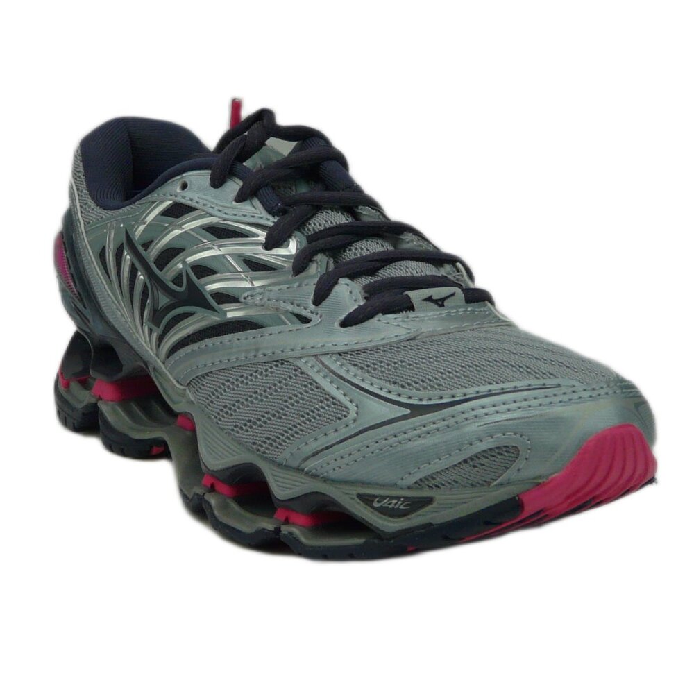 Mizuno Wave Prophecy 8 Women's Running Shoes Grey Pink US 6